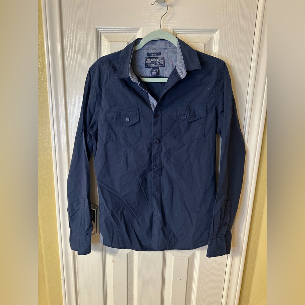 American rag long sleeve button up